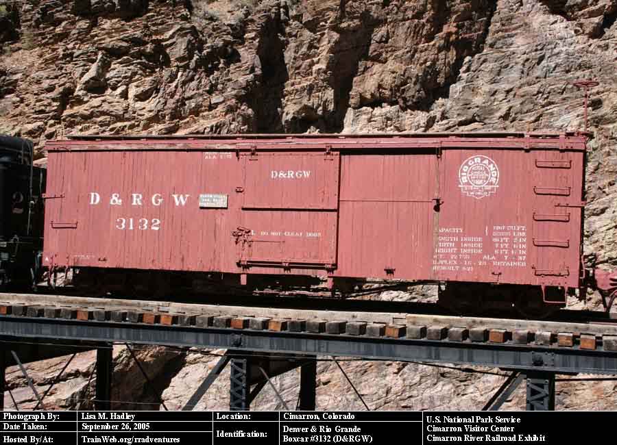U.S. National Park Service - Boxcar #3132 (D&RGW)