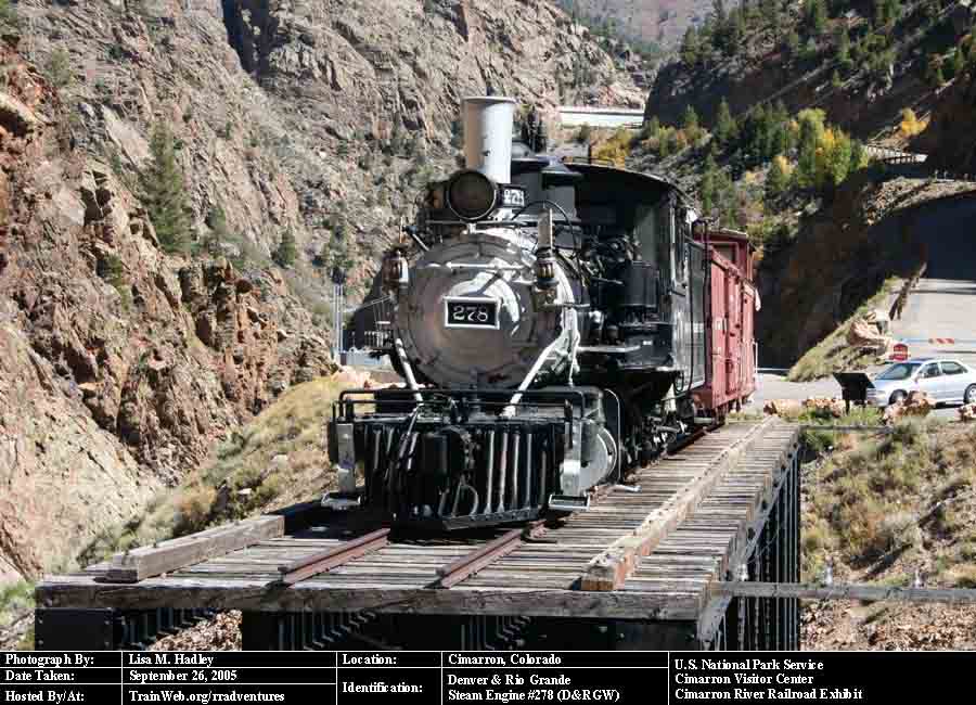 U.S. National Park Service - Steam Engine #278 (D&RGW)