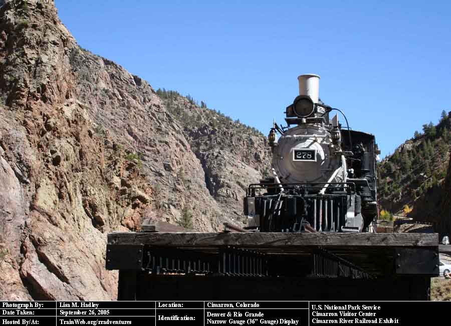 U.S. National Park Service - Cimarron River Railroad Exhibit