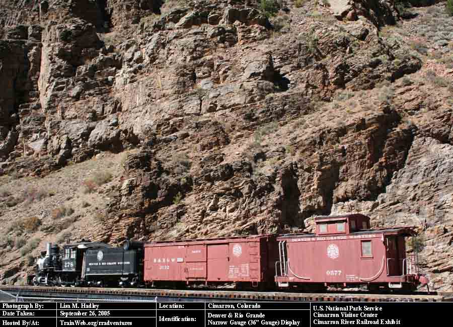 U.S. National Park Service - Cimarron River Railroad Exhibit