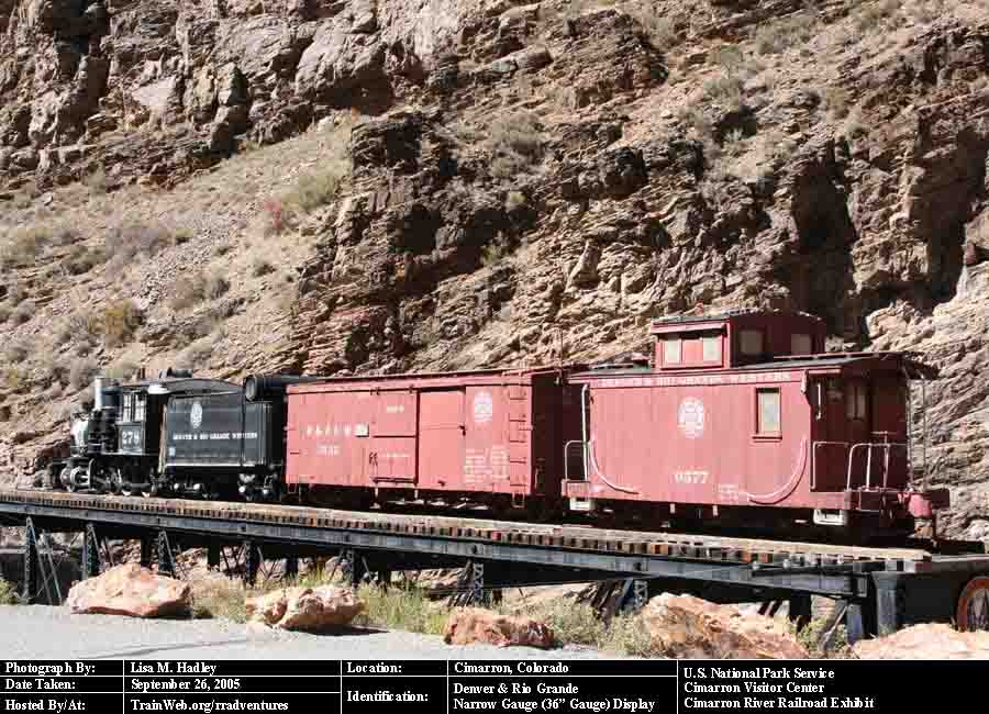 U.S. National Park Service - Cimarron River Railroad Exhibit