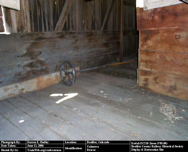 Boulder County Railway - Unknown Boxcar