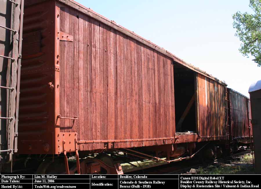 Boulder County Railway - Colorado & Southern Boxcar