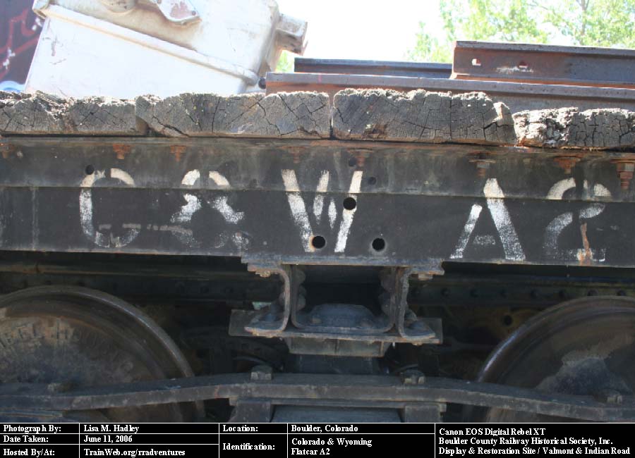 Boulder County Railway - Colorado & Wyoming Flatcar A2
