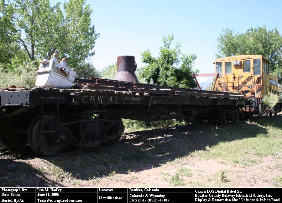 Boulder County Railway - Colorado & Wyoming Flatcar A2