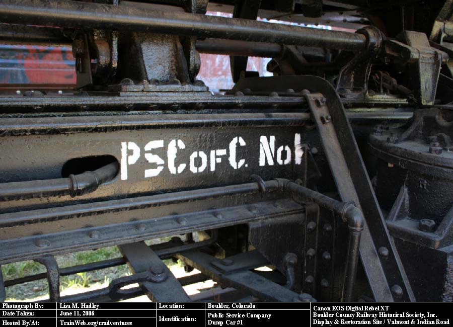 Boulder County Railway - Public Service Company Dump Car #1