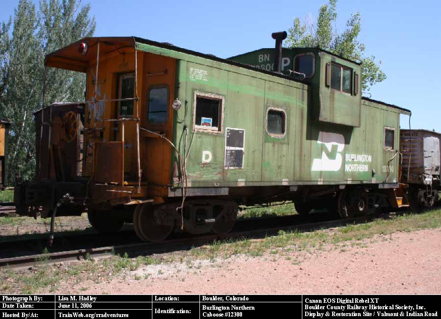 Boulder County Railway - Burlington Northern Caboose #12300