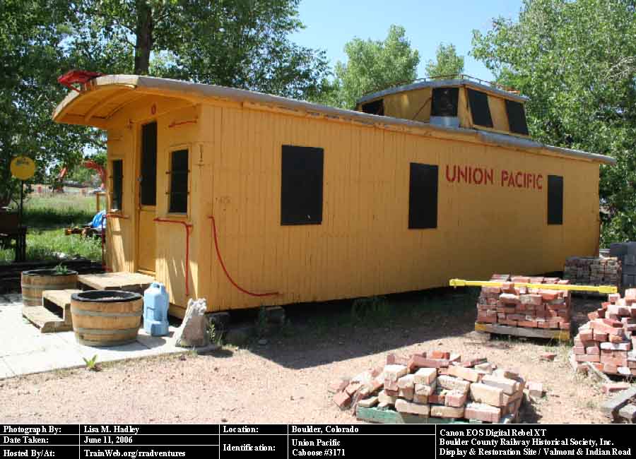 Boulder County Railway - Union Pacific Caboose #3171