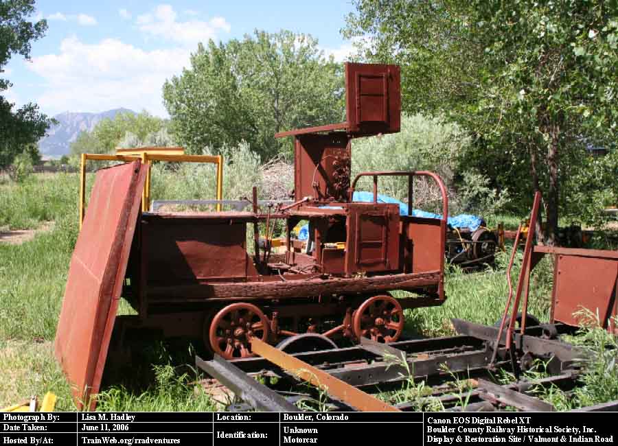 Boulder County Railway - Unknown Motorcar