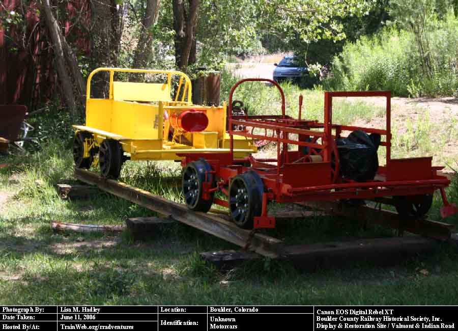 Boulder County Railway - Unknown Motorcars