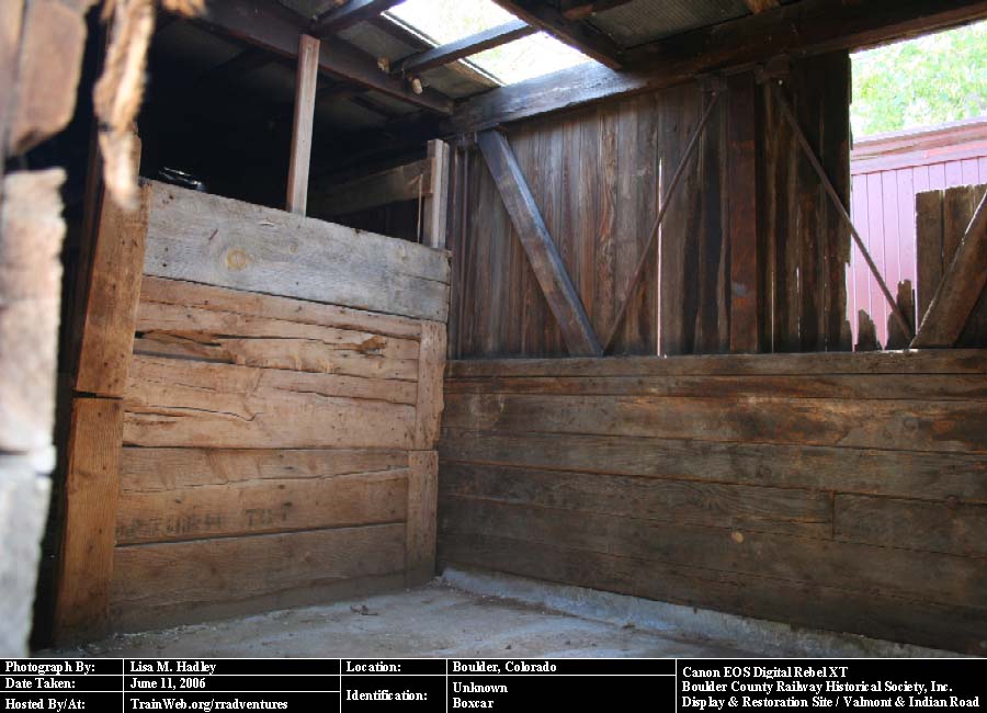 Boulder County Railway - Unknown Boxcar