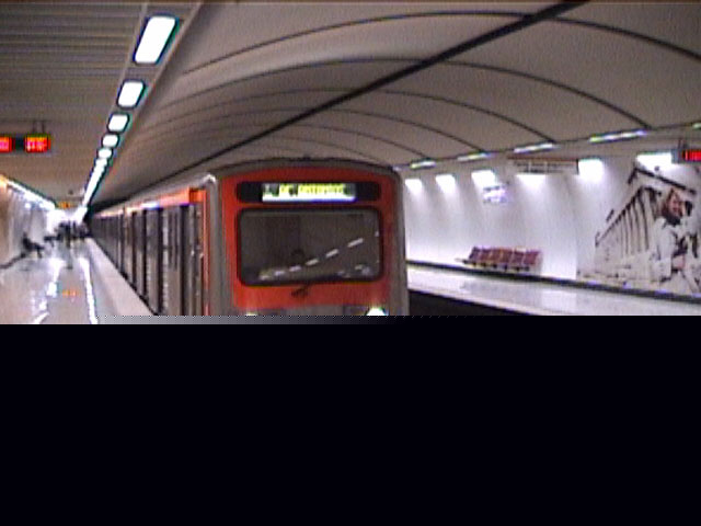 Acropolis Station - Red Line towards Aghios Antonios