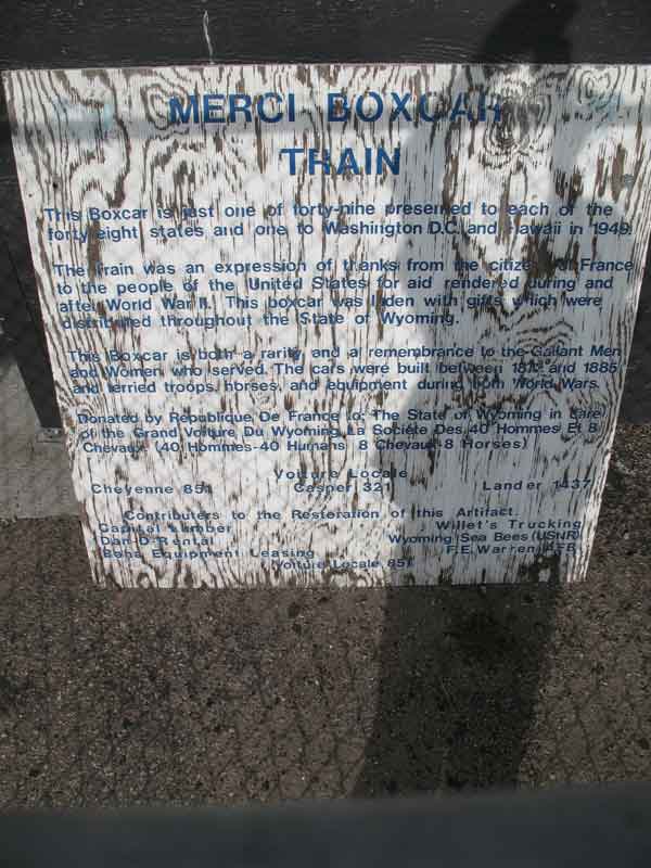 Merci Boxcar {WY}