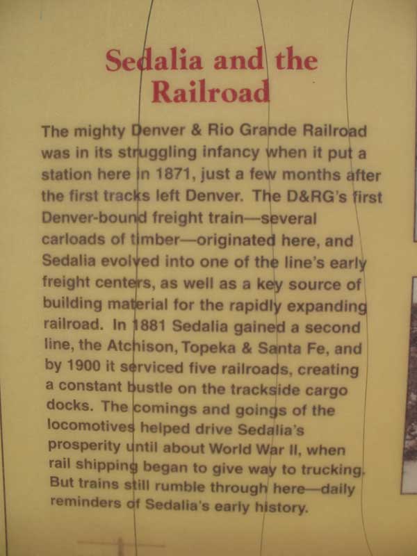 Sedalia Railroad History