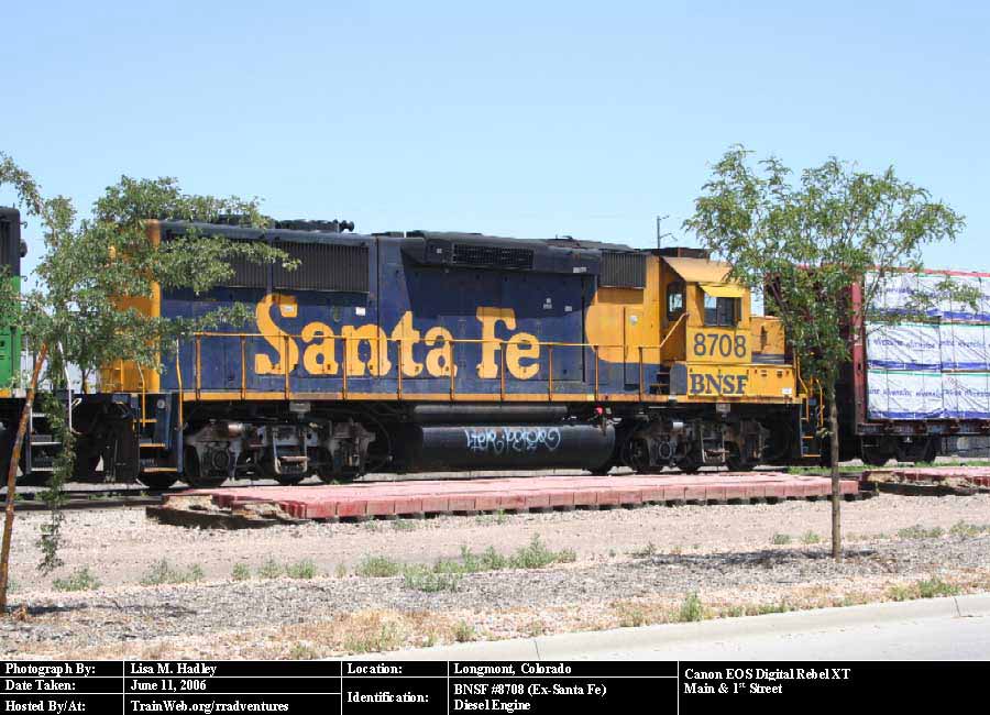BNSF #8708 (Ex-Santa Fe)