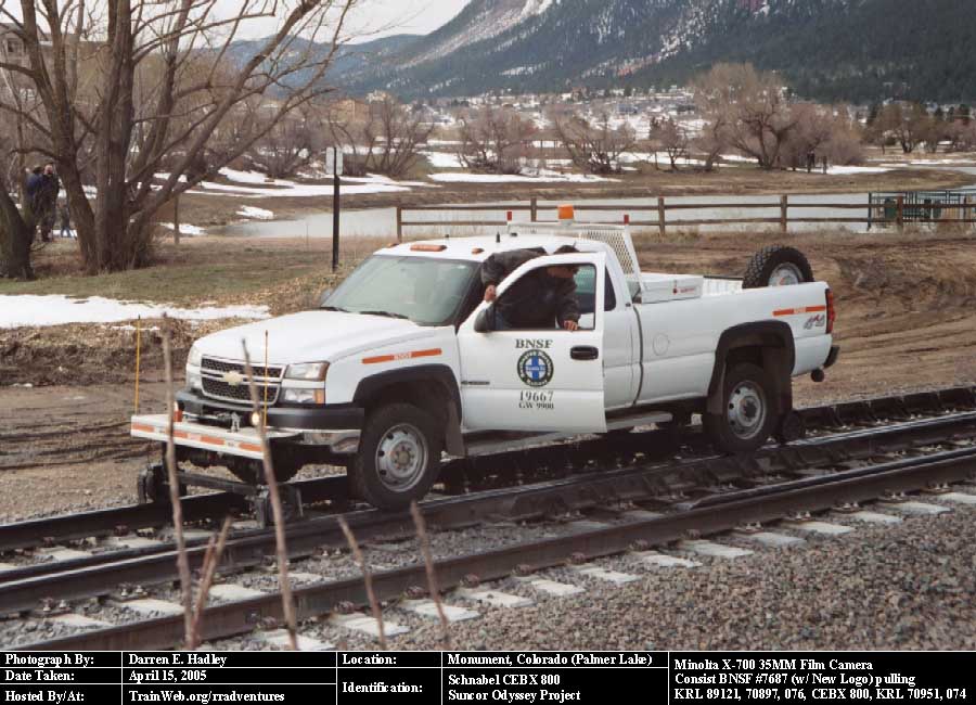 BNSF #19667 - Pickup Trunk (MOW)