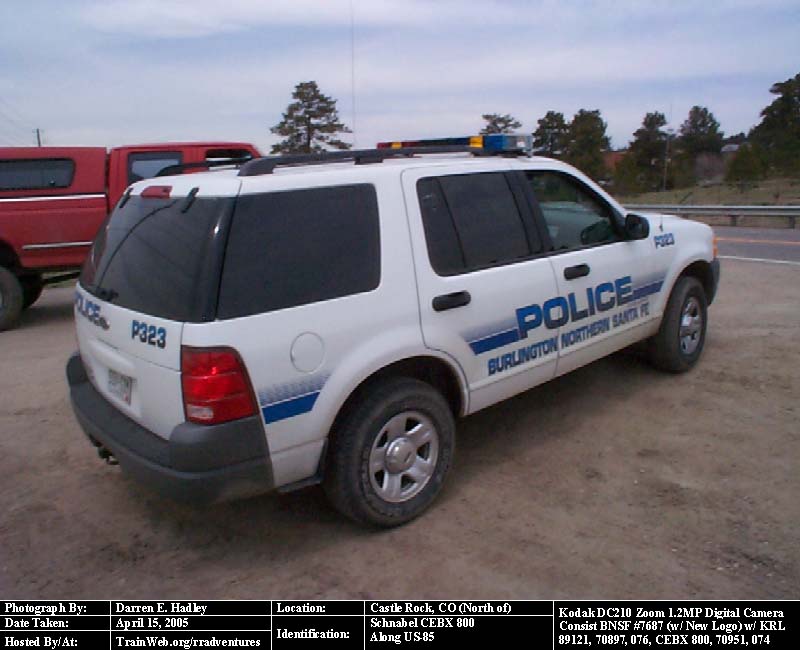 BNSF P323 Railway Police