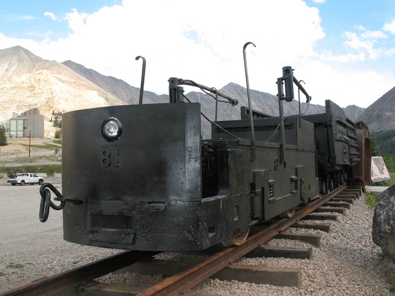 Mining Engine #81 and Ore Cars