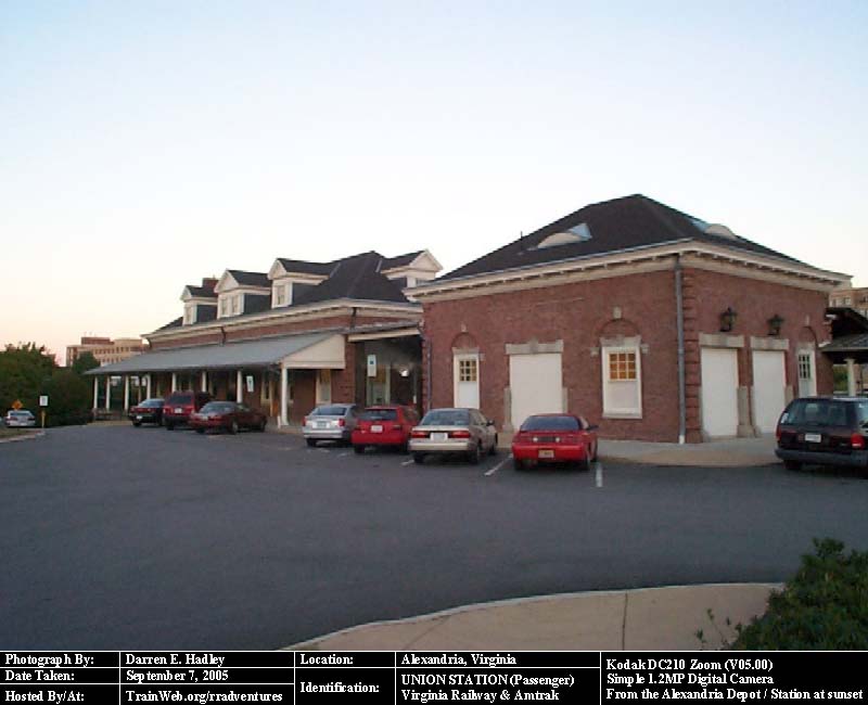 Alexandria UNION Station (Passenger Depot)