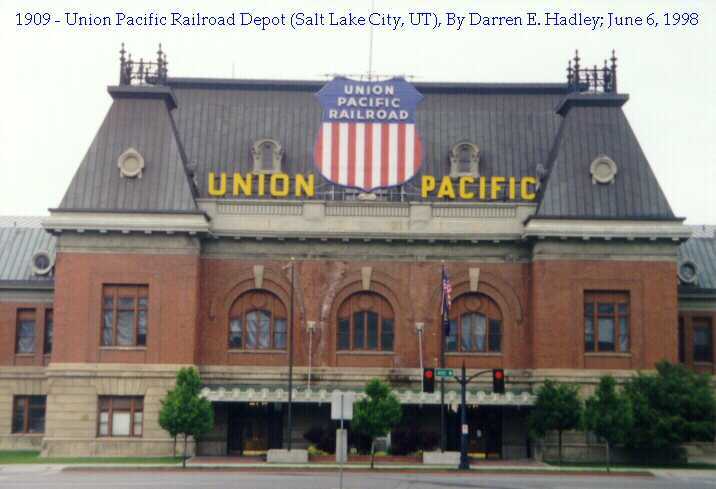 Salt Lake City - Union Pacific Railroad Passenger Station / Depot