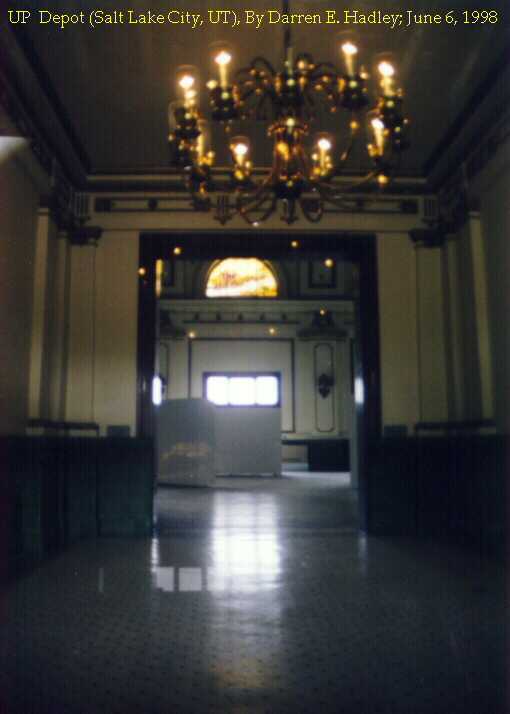 Salt Lake City - Union Pacific Railroad Passenger Station / Depot