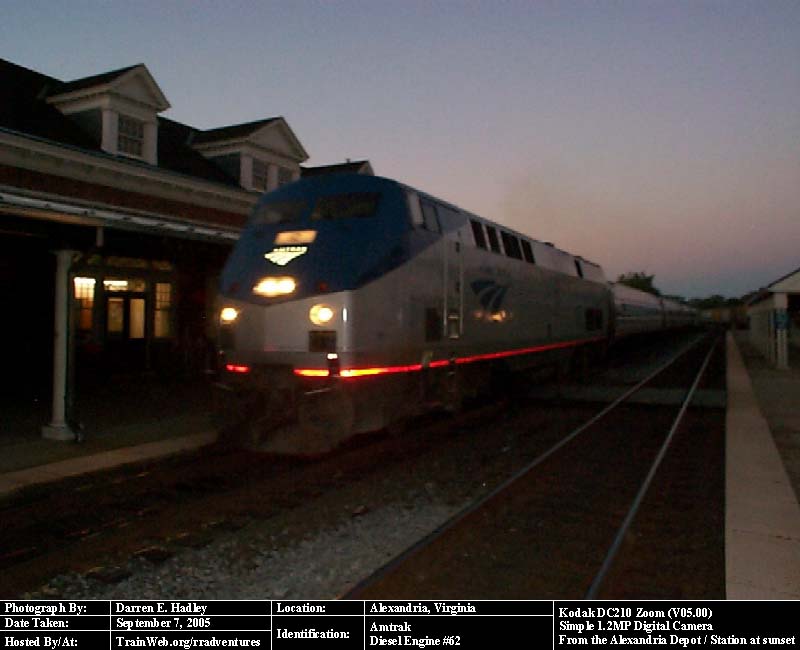 Amtrak #62
