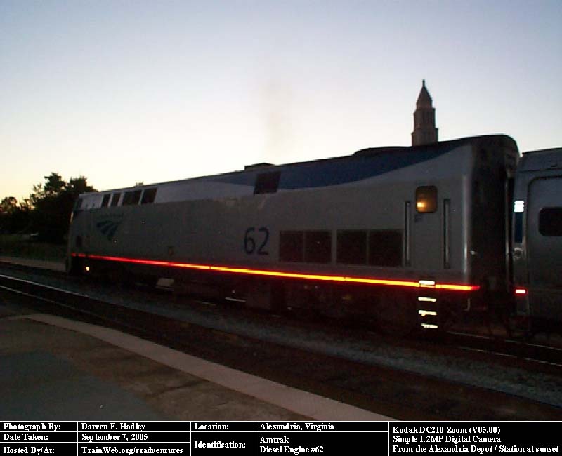 Amtrak #62