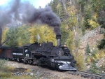 Engine #473 heading back to Durango