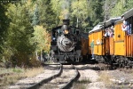 Engine #481 heading back to Durango