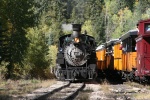 Engine #481 heading back to Durango