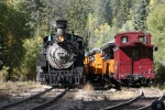 Engine #481 heading back to Durango