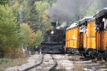 Engine #473 heading back to Durango