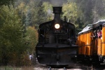 Engine #473 heading back to Durango