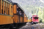 Engine #473 heading back to Durango