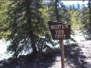 Mountain View Crest Sign (MP 485.70)