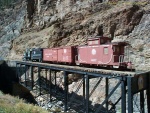 Cimarron River Railroad Exhibit - Denver and Rio Grande