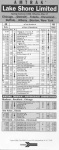 Lake Shore Limited (Time Table)