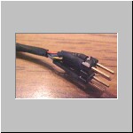 Close up of connector to camera.