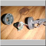 Close up of camera disassembly.