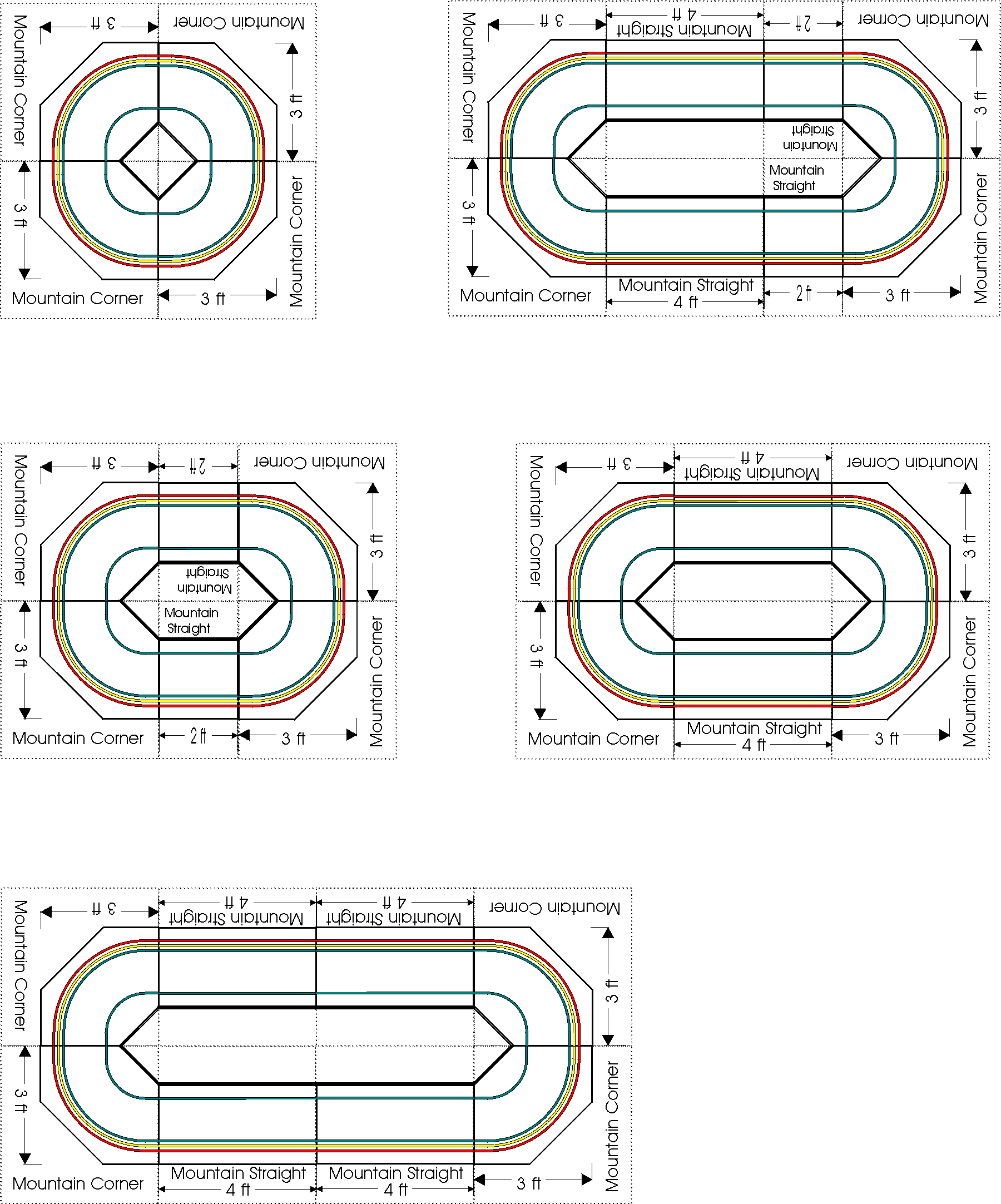 Sample N-Trak layouts