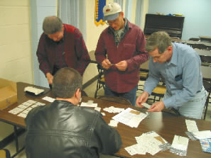 Assembling membership cards