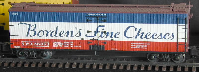 Bordon's Cheese boxcar