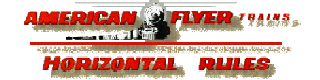 American Flyer Horizontal Rules Logo