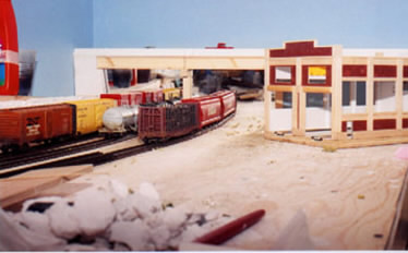 Scenery extended by mirror