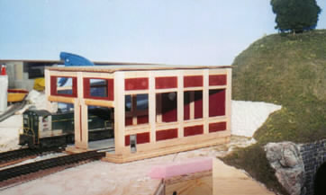 Kit-bashed engine house