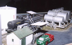 Fuel depot built from HO kit.