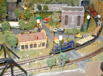 Freight rolling through town