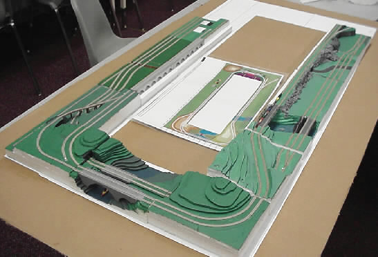 mockup showing mountain end