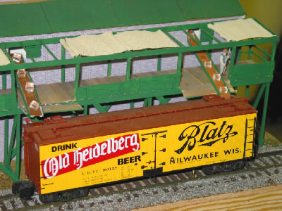 Twin ice chutes - one is animated