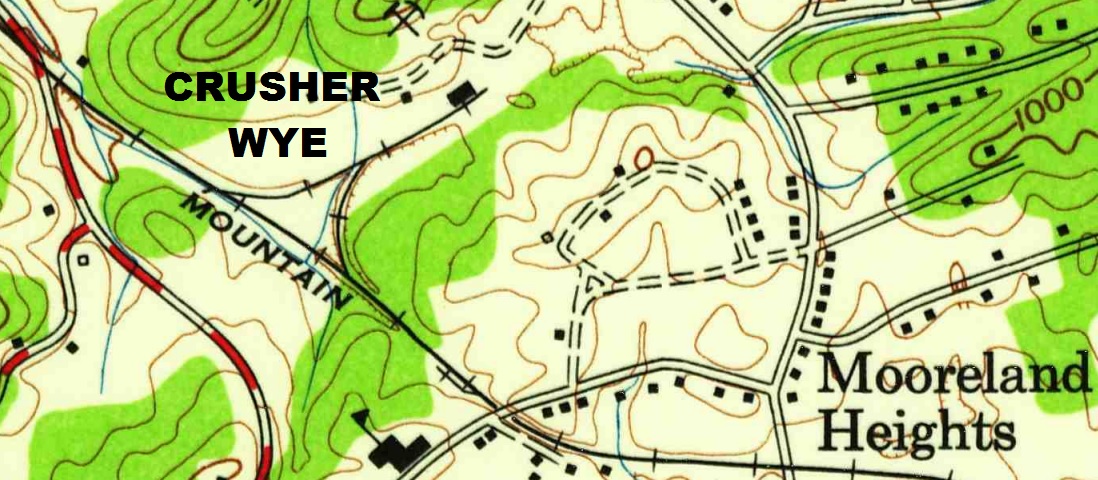 Crusher Wye in South Knoxville